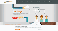 Desktop Screenshot of forcont.de